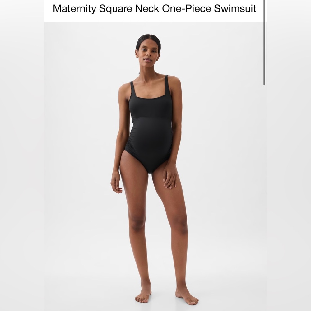 GAP Maternity Square Neck One-Piece Swimsuit